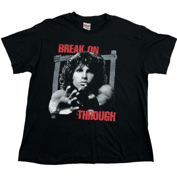 VTG The Doors Jim Morrison Band T-Shirt‎ 1993 Single Stitch Break On Through XL - Picture 1 of 6